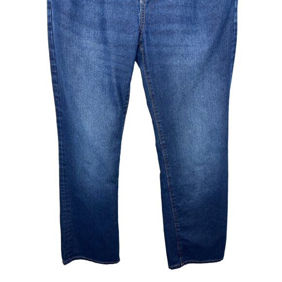 Old Navy Girls Plus 16 Straight Leg Jeans Blue Denim Adjustable Waist - Picture 3 of 10